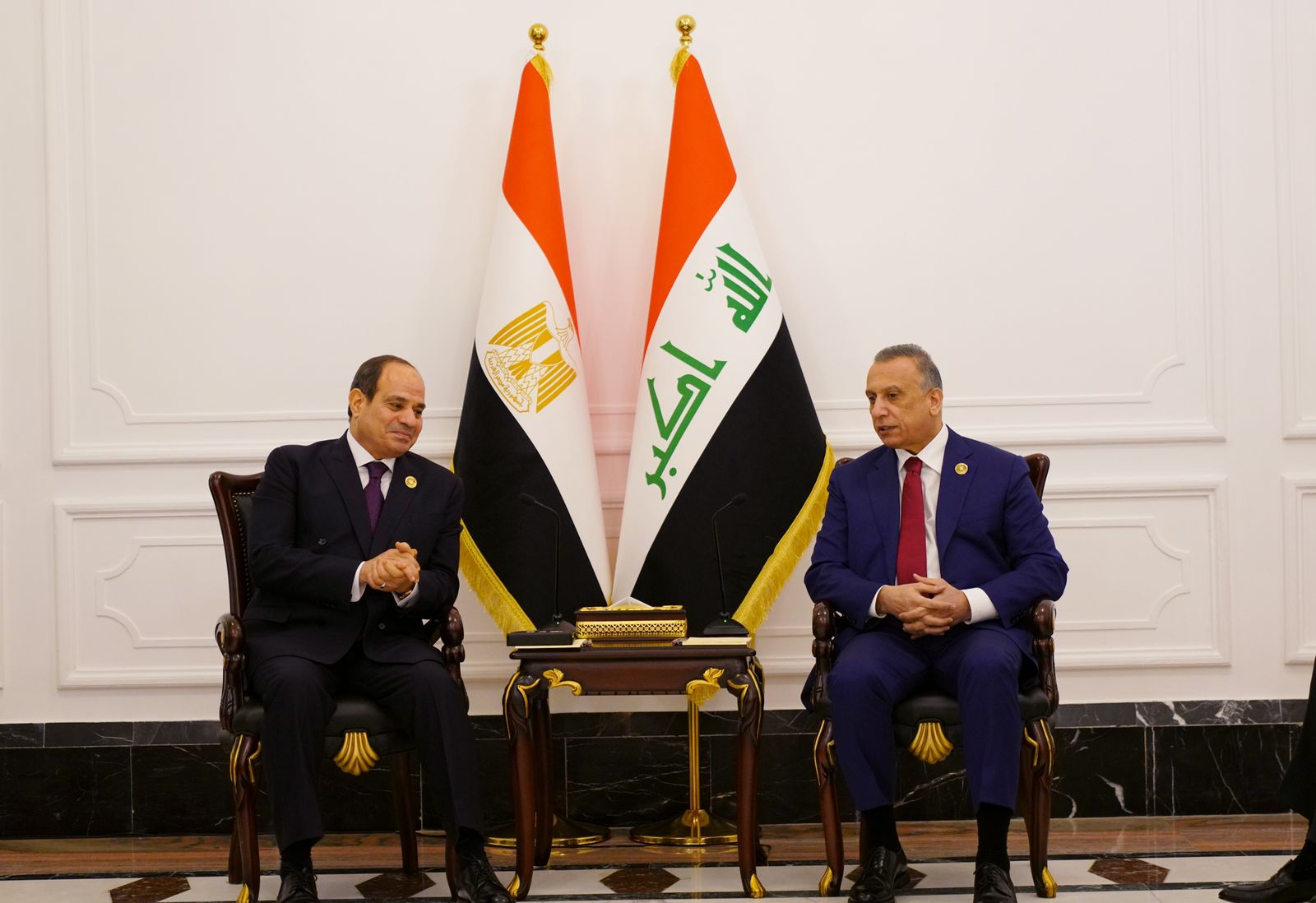 الكاظمي يتبادل التهاني مع الرئيس المصري بمناسبة عيد الأضحى المبارك